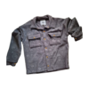 Premium Embossed Gray Cotton-Fleece Shacket