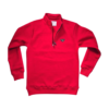 Red Prada High-Zip Sweatshirt