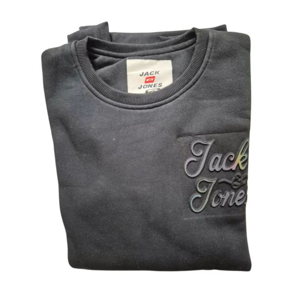 Jack & Jones Round Neck Black Sweatshirt