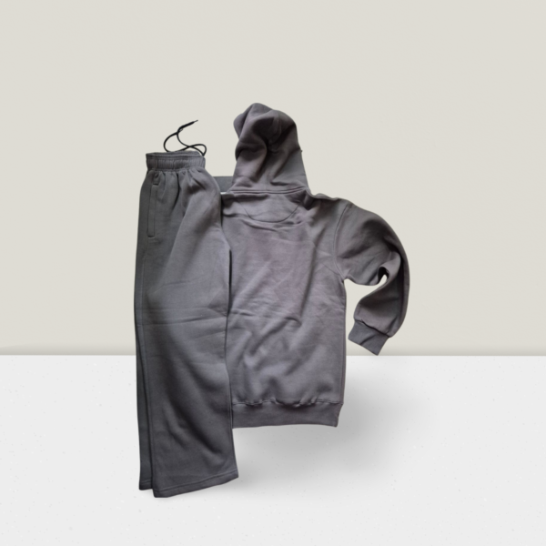 Burberry Gray Cotton Fleece Tracksuit