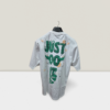 Nike Half Sleeves White Printed T-shirt
